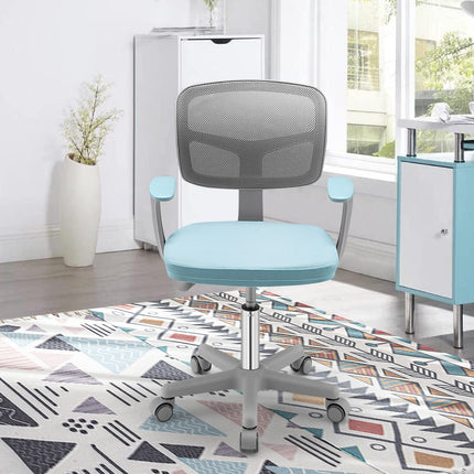 Dreamade Adjustable Desk Chair with Auto Brake Casters for Kids