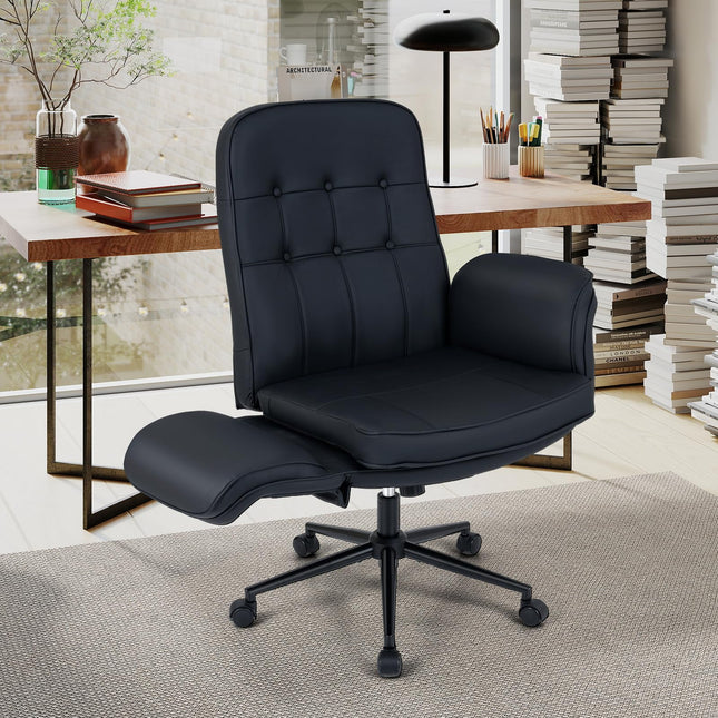 Dreamade Criss Cross Chair with Armrests & Wheels