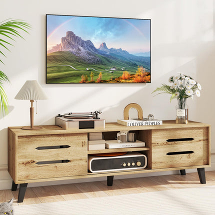 Dreamade Mid Century Modern TV Stand for 55-65 Inch TV