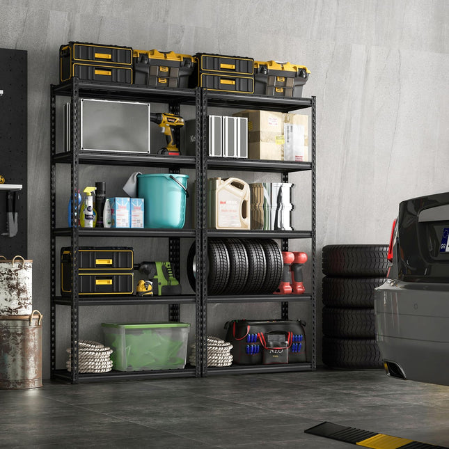 Dreamade 5-Tier Storage Shelves, 35.5" x 15.5" x 72" Utility Rack Shelf