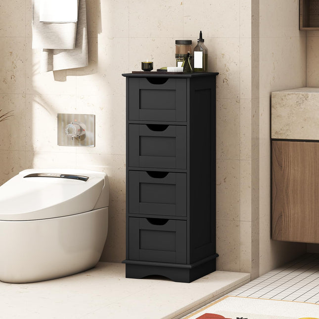 Dreamade Bathroom Storage Cabinet with 4 Drawers
