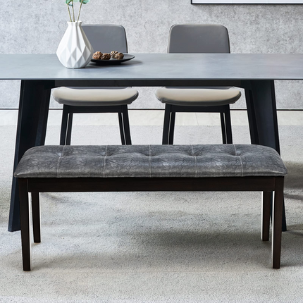 Dreamade Dining Room Bench, Traditional Upholstered Table Benches