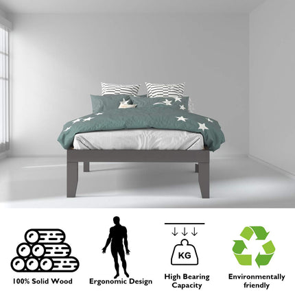Solid Wood Platform Bed Frame - Dreamade