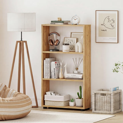 Dreamade 3-Tier Bookcase with Anti-Tipping Kit for Living Room