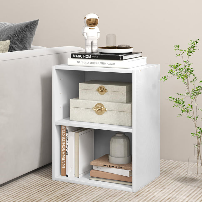 Dreamade Bookshelf and Bookcase 2-layer Storage Shelf