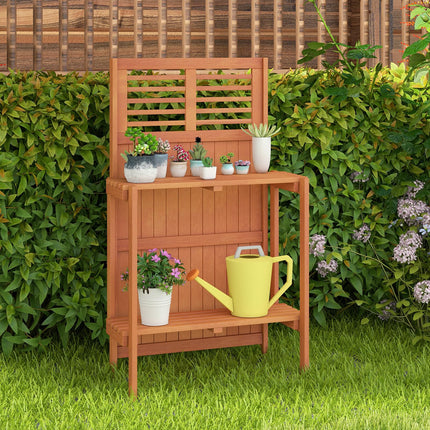 Dreamade Folding Potting Bench