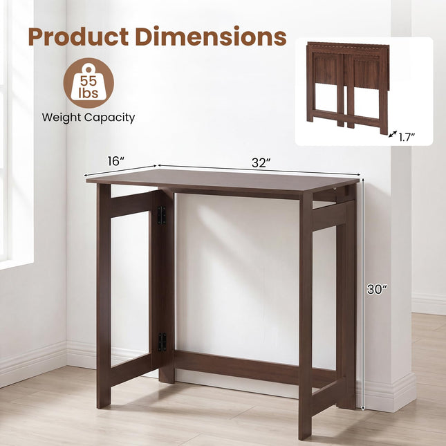 Dreamade 32" Folding Console Table