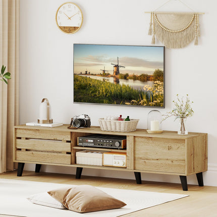 Dreamade Mid Century Modern TV Stand for 65-80 Inch TV