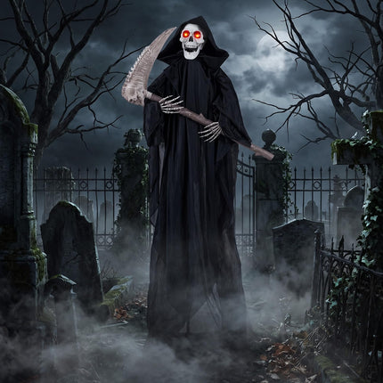 DREAMADE 6 FT Life Size Animatronic Grim Reaper
