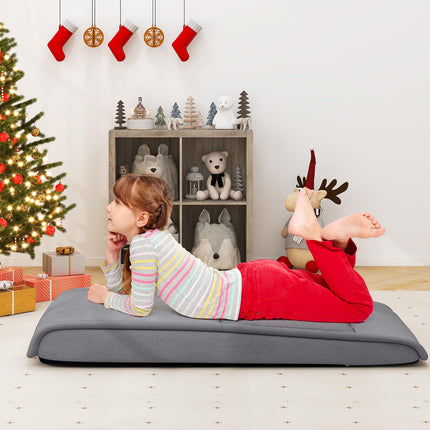Dreamade Floor Chair, Lazy Sofa with 14-Poistion Adjustable Backrest & 5-Position Adjustable Headrest, Padded Sleeper Bed