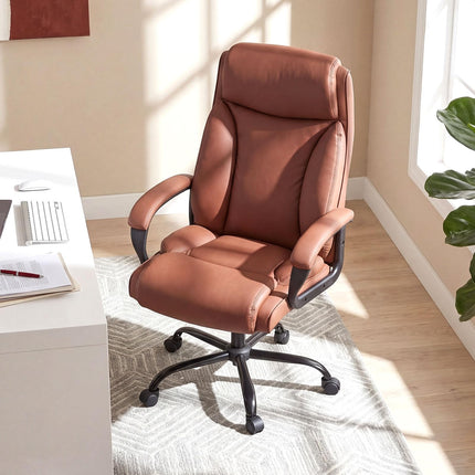 Dreamade Executive Office Chair | High Back Ergonomic Home Desk Chair w/Headrest
