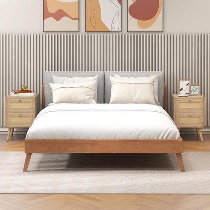 Dreamade Rattan Nightstand Set of 2