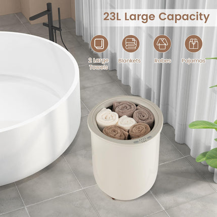 Dreamade 23L Tower Warmer Bucket - Luxury Spa Towel Warmer with 3-Level Heating