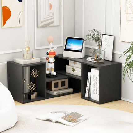 Dreamade Bookshelf TV Stand for TVs up to 55"
