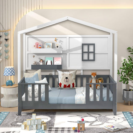 Dreamade Twin House Bed