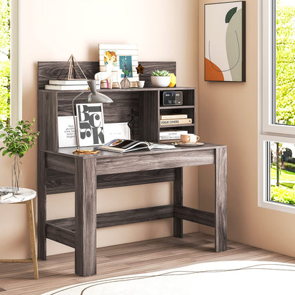 Dreamade Computer Desk with Bookshelf