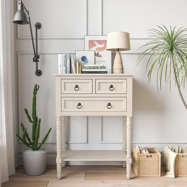 Dreamade Console Table with Drawers