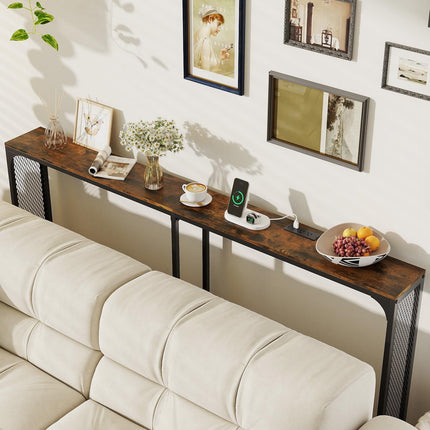 Dreamade 71” Console Table with Power Outlet