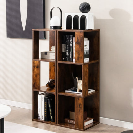 Dreamade 6 Cube Bookcase
