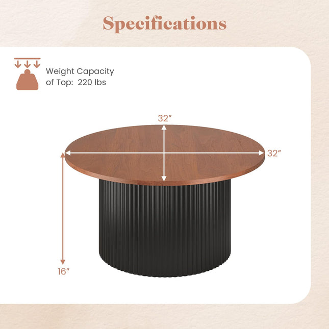 Dreamade Round Coffee Table