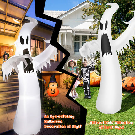 DREAMADE 12ft Halloween Inflatable Ghost Giant Lighted Decoration