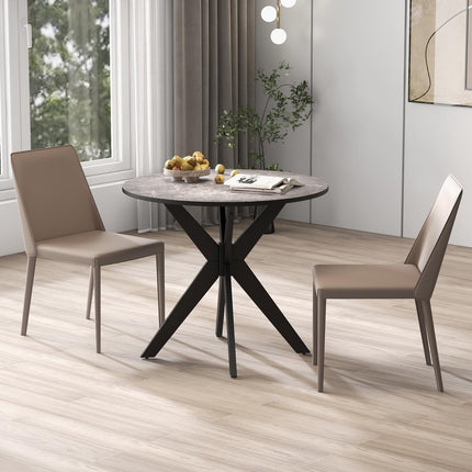 Dreamade 36" Round Wood Dining Table