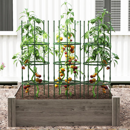 Dreamade 2 in 1 Round Trellis for Climbing Flower Vegetable Fruit