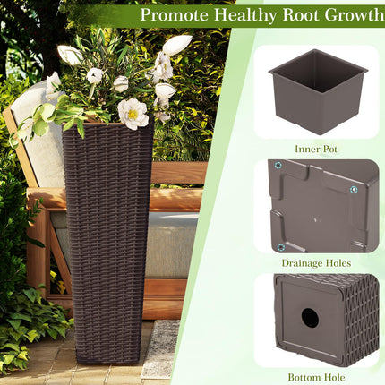 Dreamade Set of 2 Planters for Outdoor Plants