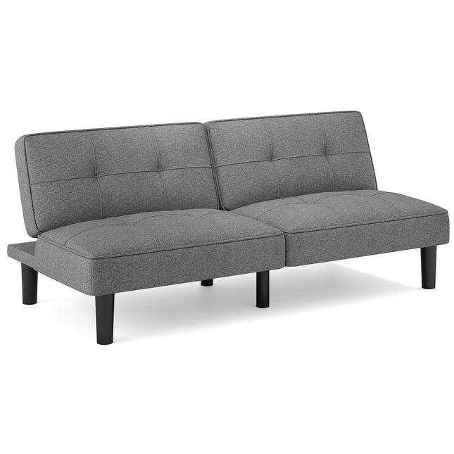 Dreamade Convertible Futon Sofa Bed, Upholstered Folding Recliner