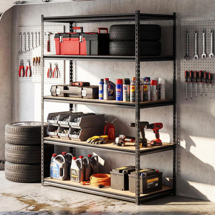 Dreamade 5-Tier Metal Storage Shelves(1/2/3/4)