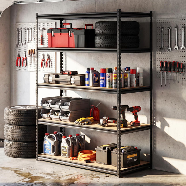 Dreamade 5-Tier Metal Storage Shelves(1/2/3/4)
