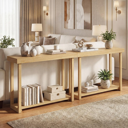 Dreamade 46" Solid Wood Console Table(46" x 12" x 32")