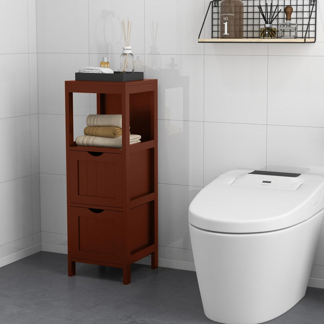 Dreamade Bathroom Organizers and Storage Cabinet - Storage Organizer Rack Stand