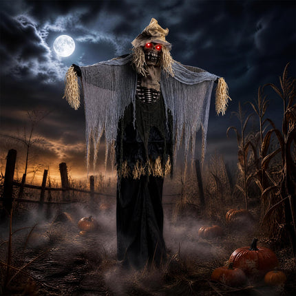DREAMADE 7.3 FT Animated Halloween Scarecrow
