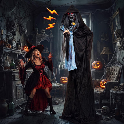 DREAMADE 7.2 FT Soul Snatcher Animatronic Animated Ghost Halloween Decor
