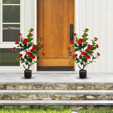 38" Artificial Camellia Tree - Dreamade