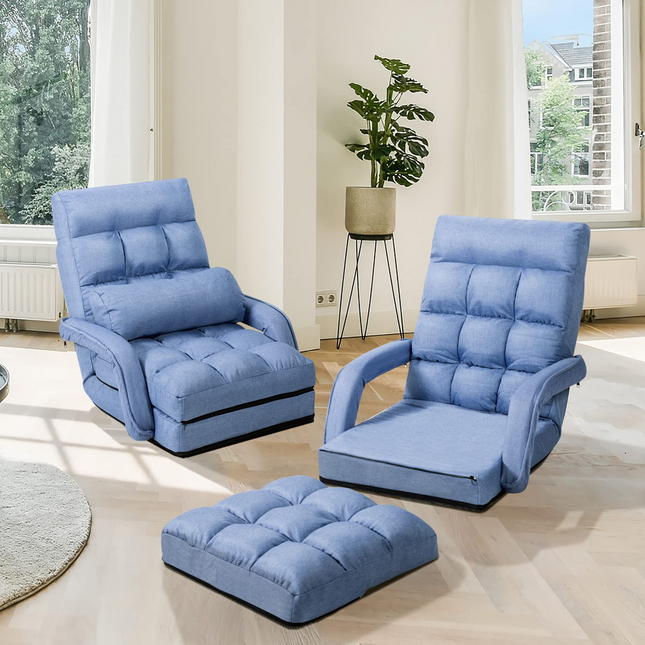 Dreamade Chaise Lounge Chair Indoor Multipurpose Folding Armchair Couch Lounger