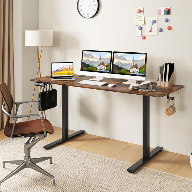 Dreamade 63" x 24" Electric Standing Desk with Adjustable Height