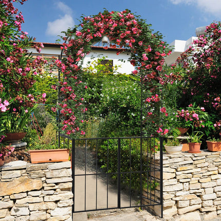 Dreamade Garden Arbor Trellis with Door