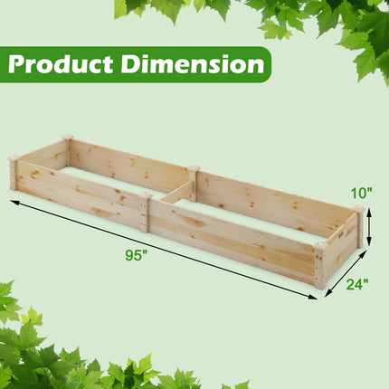 Dreamade Wooden Raised Garden Bed