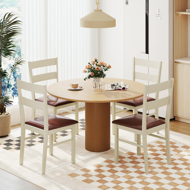 Dreamade PU Leather Upholstered Kitchen Chair