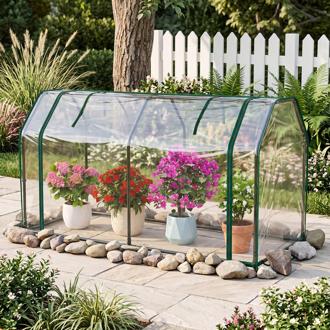 Dreamade 47''x21.5''x24'' Mini Portable Greenhouse