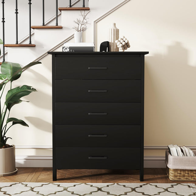 Dreamade 5-Drawer Dresser for Bedroom, 41.5" Storage Cabinet with 5 Drawers