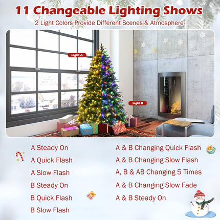 Dreamade 5 ft / 6 FT Pre-Lit Artificial Christmas Tree - DreamadeUS