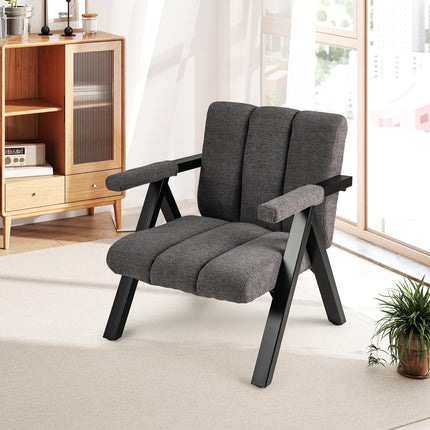 Dreamade Mid-Century Modern Accent Chair with Deepened Seat
