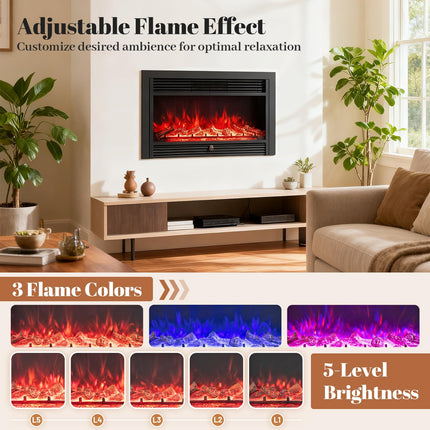 Dreamade 33/36 Inch Electric Fireplace Insert