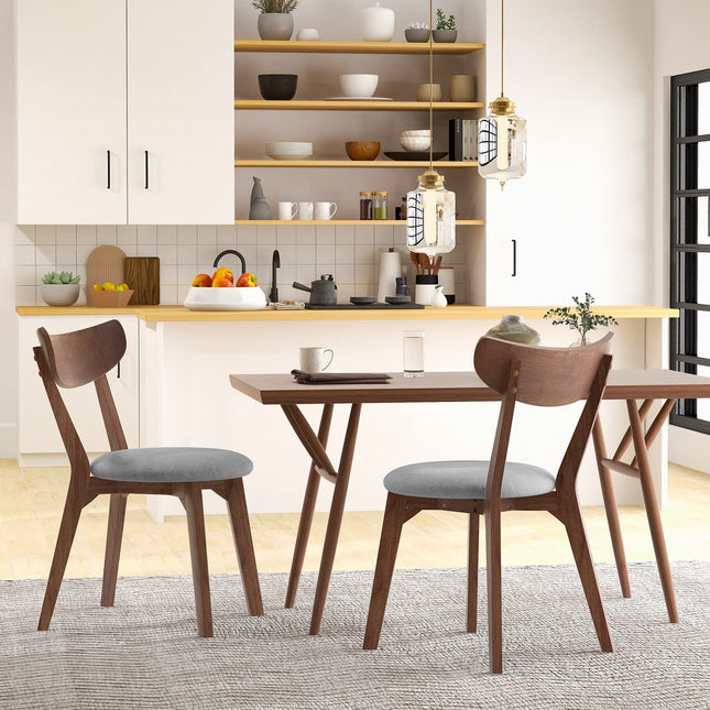Dreamade Upholstered Dining Chairs Set of 2/4 for Living Room Restaurant