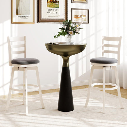 Dreamade 30.5" Bar Height Stools Set of 2/4 with Fabric Upholstered Seat