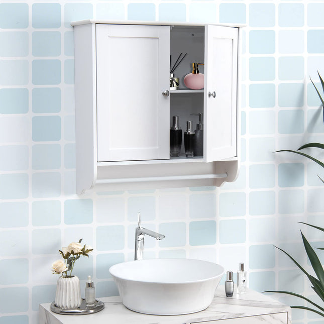 Bathroom Cabinet Wall Mounted - Over The Toilet Medicine Cabinet with Double Doors - Dreamade