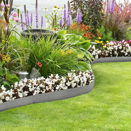 Dreamade Galvanized Metal Landscape Edging 6 Packs 20FT Heavy-Duty Hammer-in Edging Border